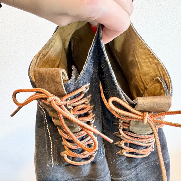 Gorpcore Hiking Sneakers Vans Suede Trail Shoes Lug Sole Men 11.5 Core Retro - Picture 4 of 13